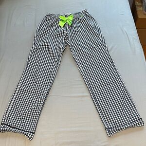 Abercrombie & Fitch Pajama Pants with Neon Green Bow